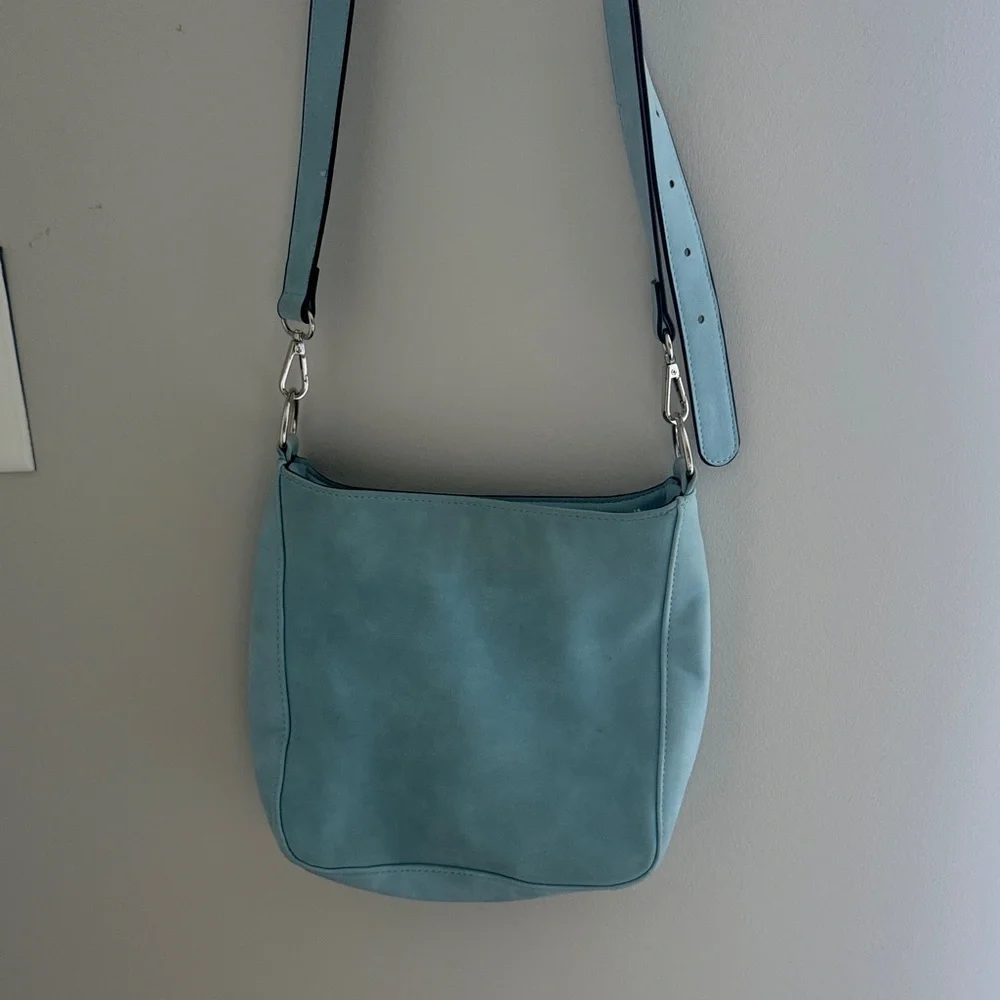 Light Blue Crossbody Shoulder Bag - Picture 1 of 4